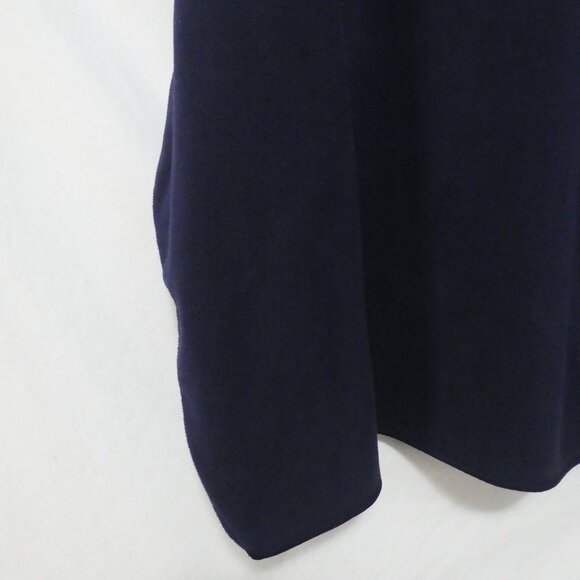 OLD NAVY | xxl | Partial Zip Soft Navy Blue Fleece Pullover Shirt - Picture 12 of 14